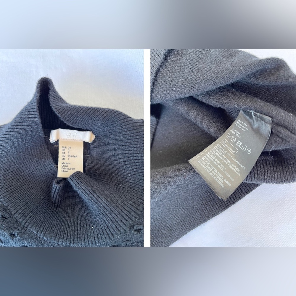 H&M | Frill Detail Mockneck Sweater - Picture 15 of 16